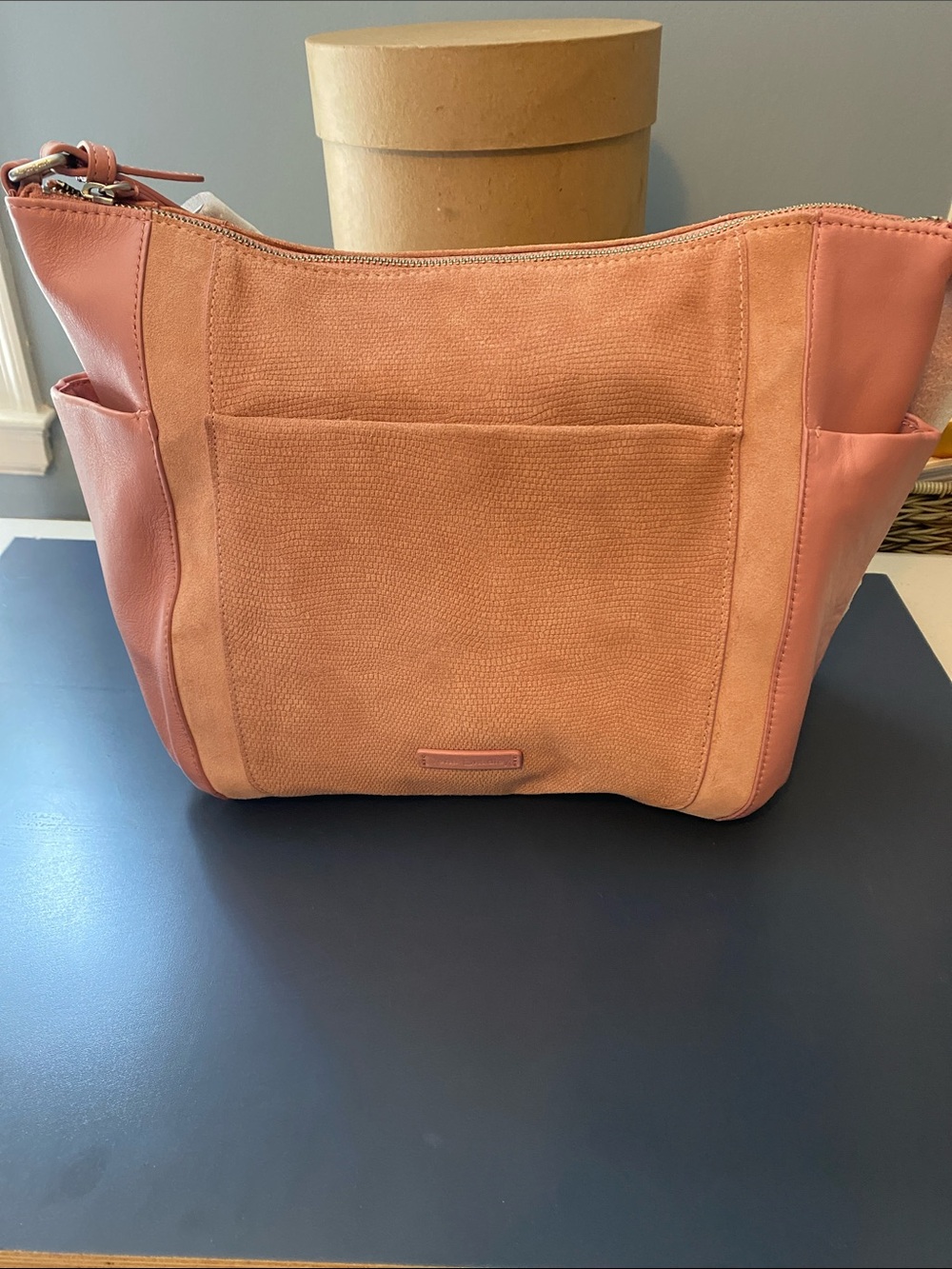 NWT VERA BRADLEY LEATHER/SUEDE SHOULDER BAG